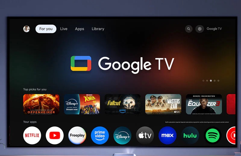 máy chiếu Jmgo bản quốc tế dùng google tv